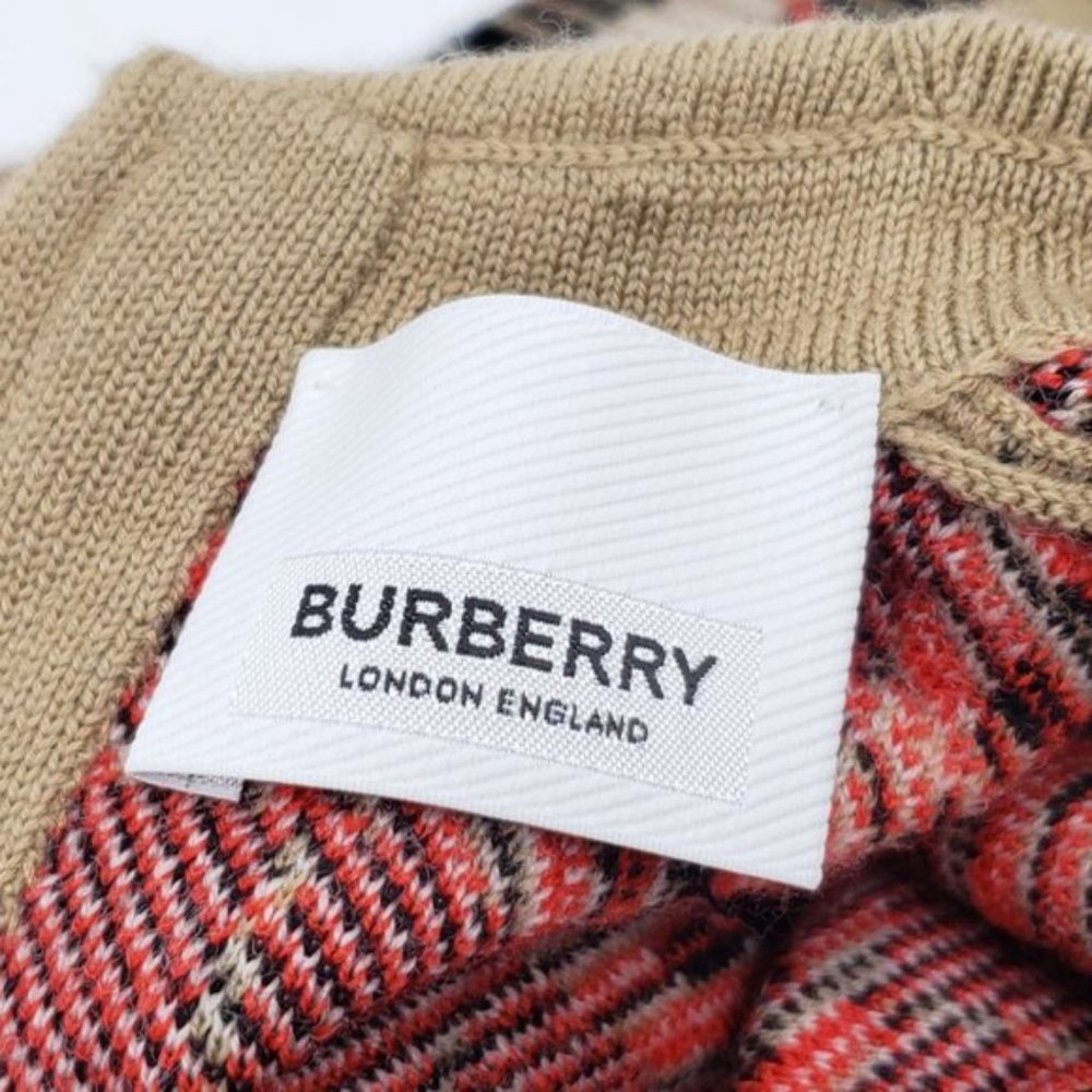 Burberry Vintage Check Jacquard Wool Dress Kids - Picture 10 of 15